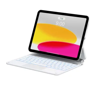 Typecase Edge z klawiaturą do iPad 11" A16 2025/iPad 10.9" 2022 Biały
