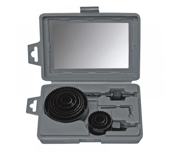 Dedra Zestaw otwornic puszkowych do drewna 9 szt. 19-82 mm (0792)