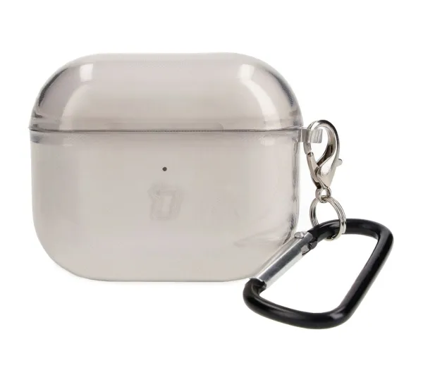 Bizon Case Headphone Clear do AirPods 3 Przeźroczysty-Czarny