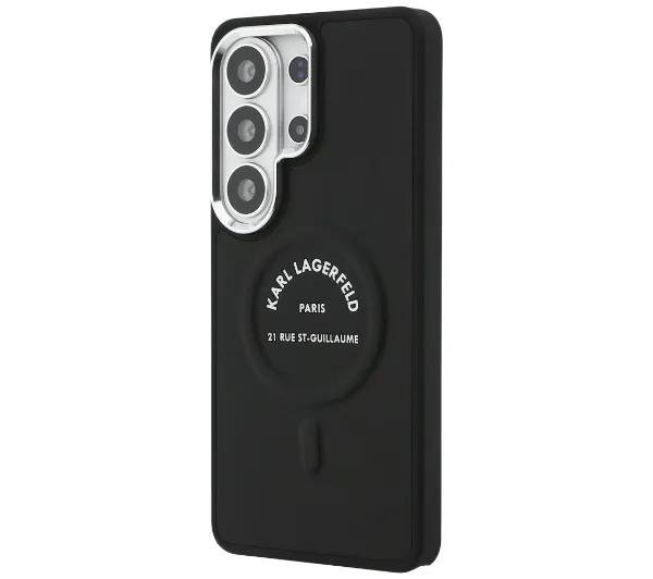 Karl Lagerfeld Embossed Ring RSG Logo MagSafe do Galaxy S26 Ultra Czarny