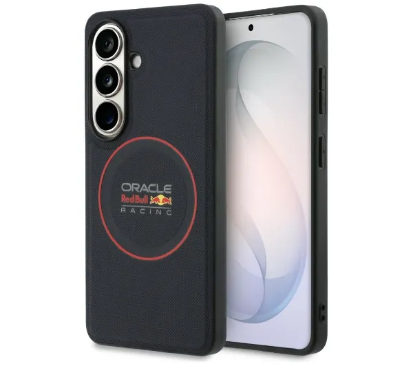 Red Bull Etui Red Bull Meshed Red Ring MagSafe do Samsung Galaxy S26 granatowy