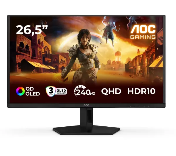 AOC Q27G41ZDF 26,5" 2K QD-OLED 240Hz 0,03ms Gamingowy