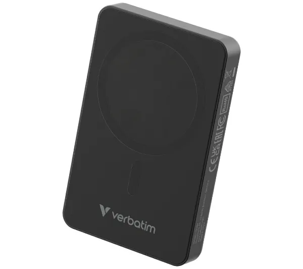 Verbatim Charge n Go Essentials 32227 Magnetic Wireless 10000mAh 20W Czarny