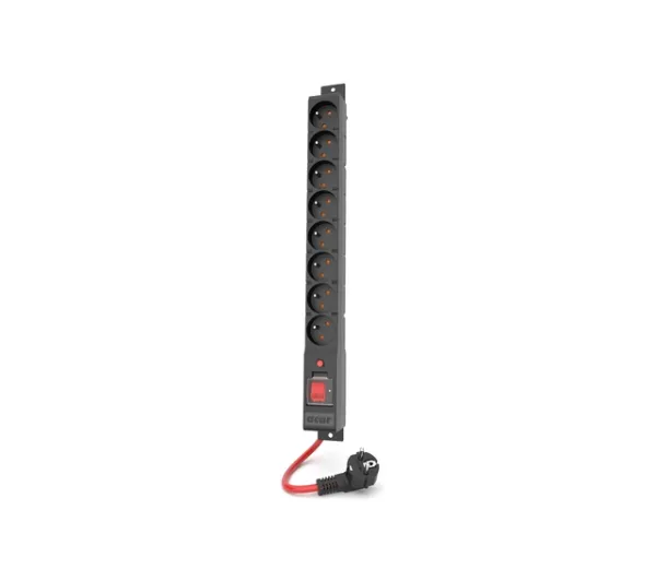 Acar R8 POWER 8 gniazd 5m Czarny