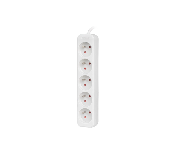 Lanberg PS0-05E-0150-W 5 gniazd 1,5m Biały