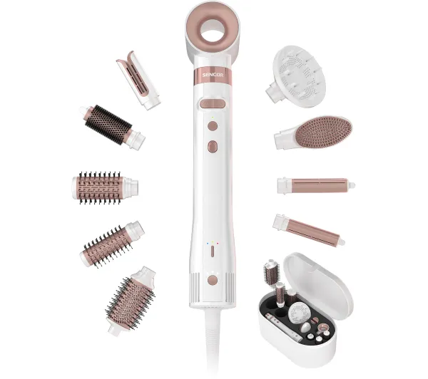 Sencor Artemiss SHS 9200RS 1500W Obrotowa Zimny nawiew 4 poziomy temperatury