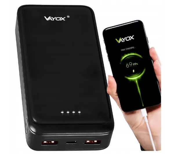 Vayox VA0341 20000mAh 3A Czarny