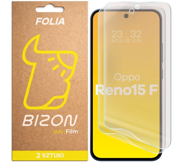 Bizon matowa Film Sun Duo do Oppo Reno 15 F 2 sztuki