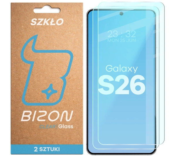 Bizon na ekran Glass Clear Duo do Galaxy S26 2 sztuki