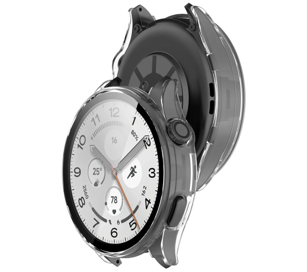 Bizon Case Watch Adamo do Xiaomi Watch 5 Przeźroczysty