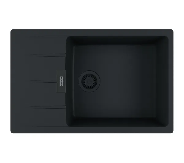 Zlewozmywaki kuchenne - Franke Centro CNG 611-78 XL Granitowy Czarny mat
