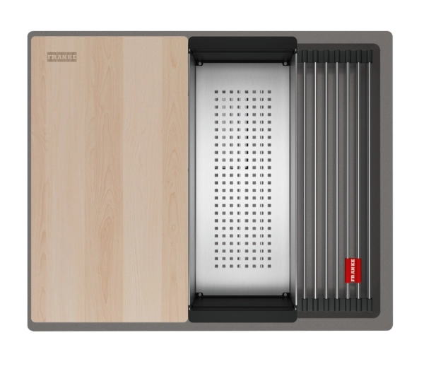 Zlewozmywaki kuchenne - Franke Kanon KNG PRO 110-52 Granitowy Kamienny szary