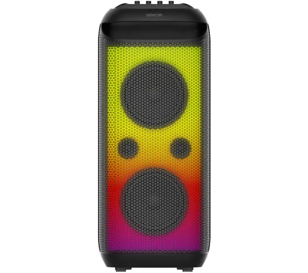 Sencor Głośnik imprezowy Partycon BOOST Moc 250W, IPX4, TWS, LED, MIC