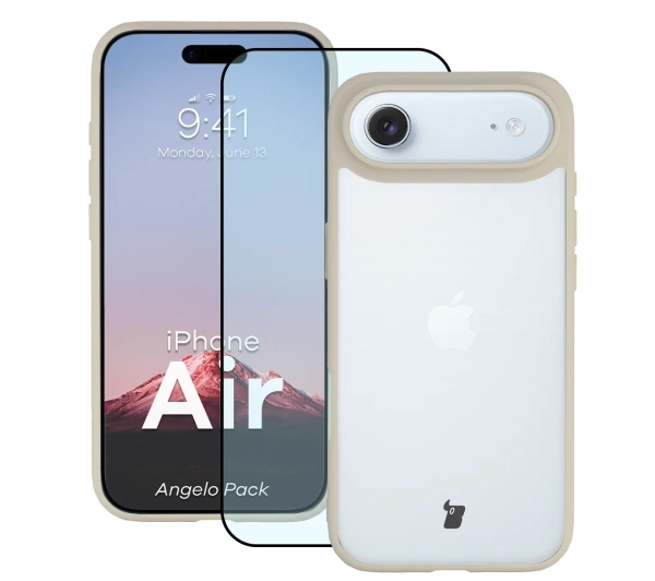 Bizon Angelo Pack do iPhone Air Beżowy