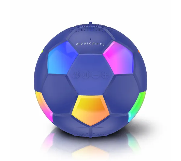 Musicmate MM-SB40-N FootballWave LED 5W Niebieski