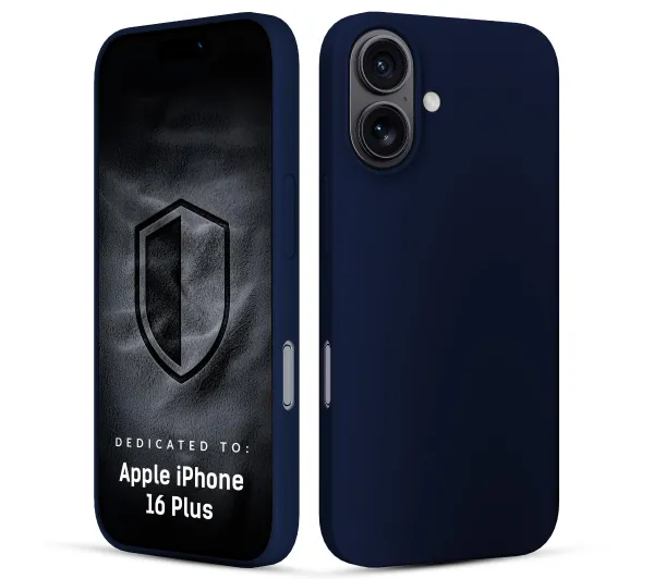 3mk Hardy Mellow Case do iPhone 16 Plus Granatowy