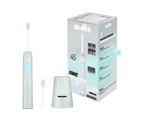 Szczoteczka soniczna VITAMMY TOW017080 Smils Aluminium Szary