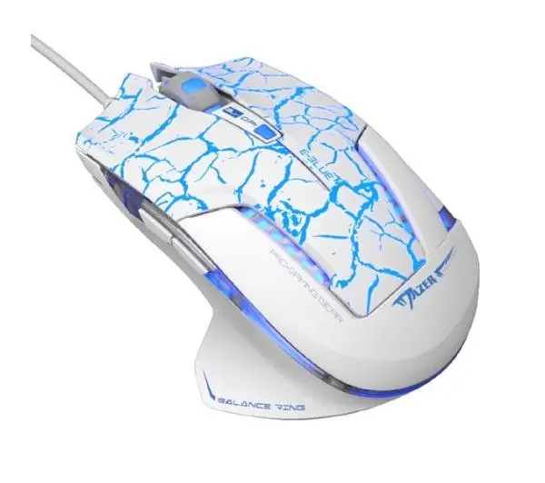 E-BLUE Mazer Pro Biało-niebieska