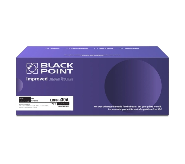 Black Point LBPPH30A (zamiennik CF230A) Czarny