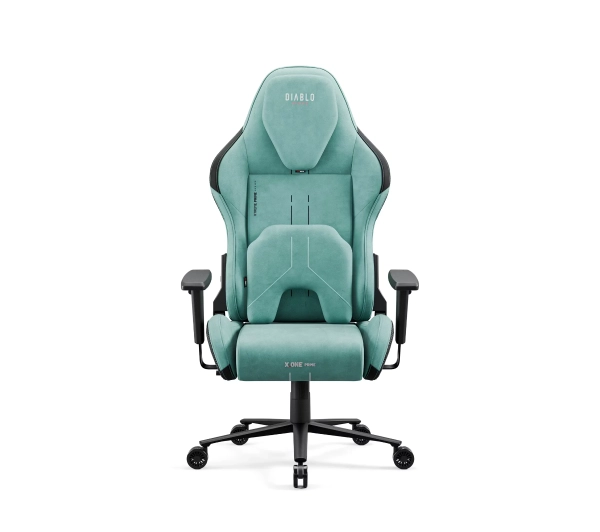 Diablo Chairs X.One Prime,Normal Size, Mystic Mint Gamingowy Do 140kg Tkanina Miętowy