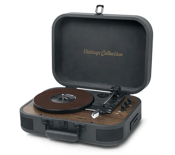 Gramofon Muse MT-207 Dgb Czarny Manualny Bluetooth, Usb, Wbudowane głośniki