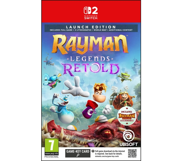 Rayman Legends Retold Launch Edition Gra na Nintendo Switch 2