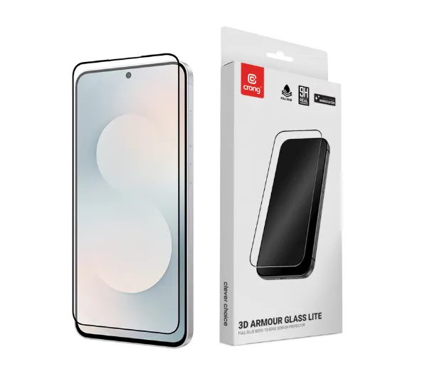 Crong 3D Armour Glass Lite do Galaxy S25 FE