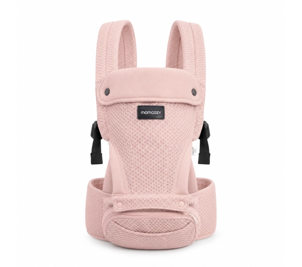 Momcozy Baby Carrier z siedziskiem biodrowym Różowy