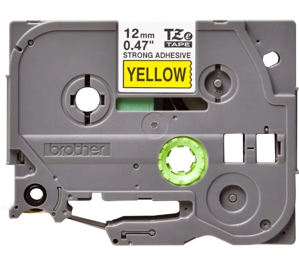 Brother TZe-S631 Czarno-żółty