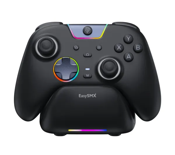 EasySMX X05Pro do Nintendo Switch, PC Bezprzewodowy Czarny + Stacja dokująca