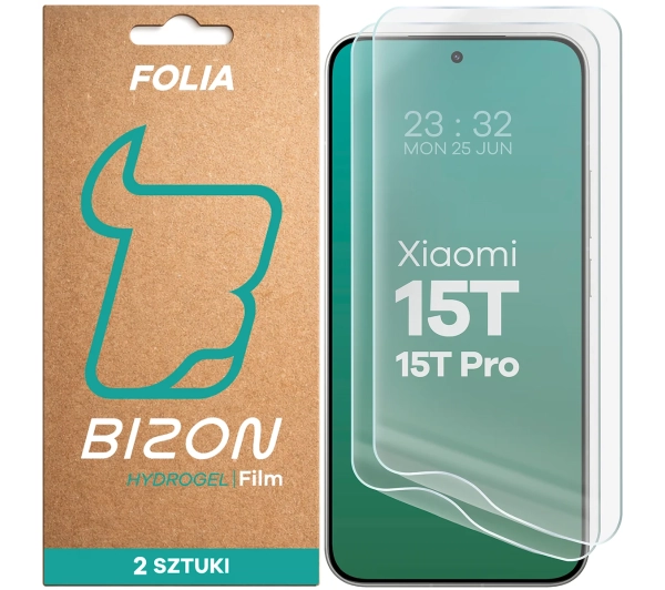 Bizon na ekran Film Hydrogel Front Duo do Xiaomi 15T / 15T Pro 2 sztuki