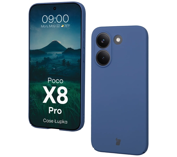 Bizon Case Łupka do Xiaomi POCO X8 Pro Niebieski