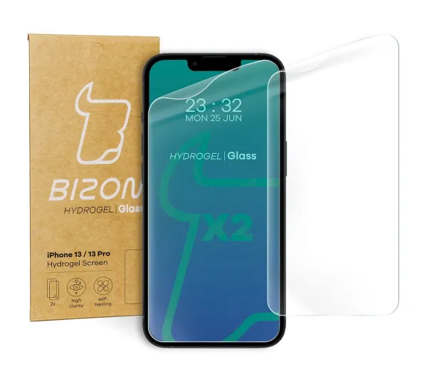 Bizon na ekran Film Hydrogel Front Duo do iPhone 13 / 13 Pro / 14 2 sztuki
