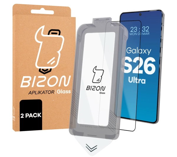 Bizon z ramką montażową Glass Aplikator do Galaxy S26 Ultra