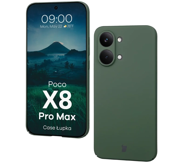 Bizon Case Łupka do Xiaomi POCO X8 Pro Max Zielony