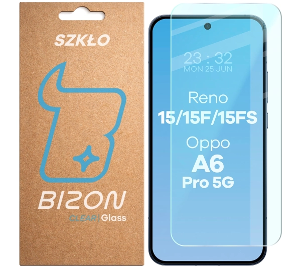 Bizon na ekran Glass Clear do OPPO Reno 15 Pro