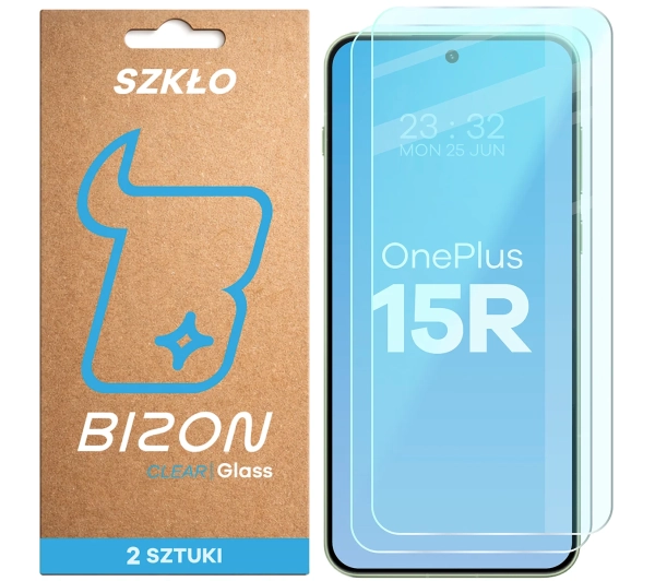 Bizon na ekran Glass Clear Duo do OnePlus 15R 2 sztuki