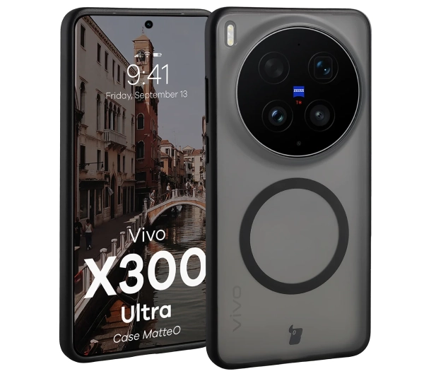 Bizon Case MatteO do Vivo X300 Ultra Czarny