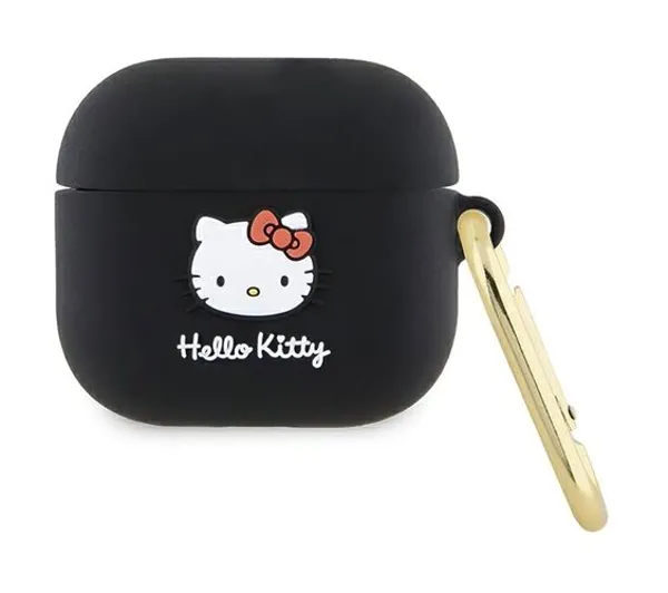 Hello Kitty Silicone 3D Kitty Head dla Apple AirPods 3 Czarny