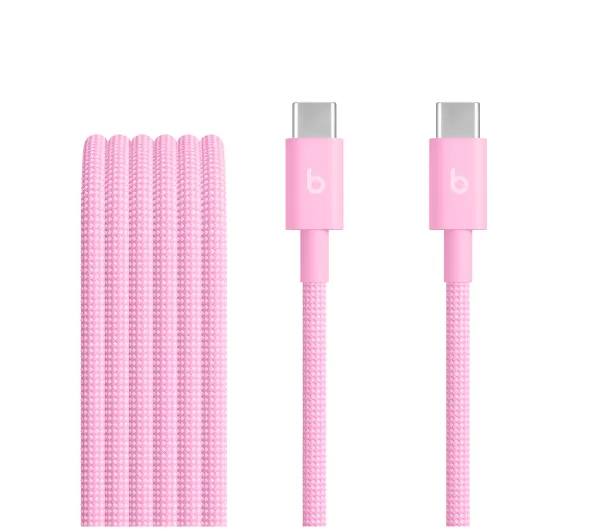 Beats Woven Cable USB-C do USB-C 60W 1,5m Różowy