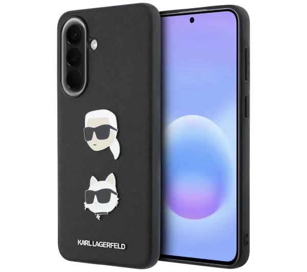 Karl Lagerfeld Karl&Choupette Heads do Galaxy A57 5G Czarny