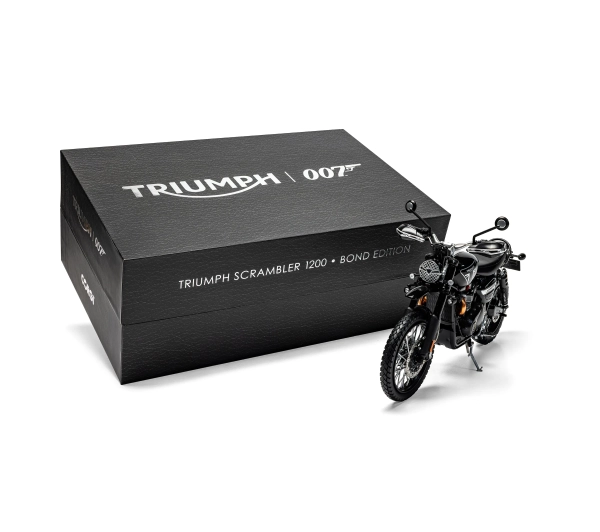 Hornby James Bond Motocykl Triumph Scrambler 1200 Edycja Bond
