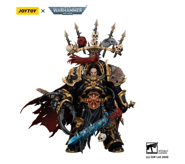 Joy Toy Warhammer 40k Black Legion Abaddon the Despoiler with Drach'nyen and the Talon of Horus