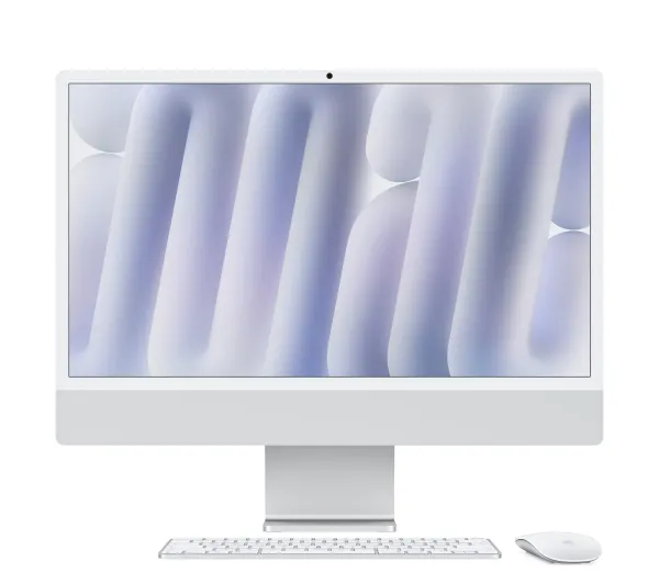Apple iMac Retina 4.5K M6 12-rdzeni 24" 16GB RAM 256GB Dysk SSD macOS Srebrny