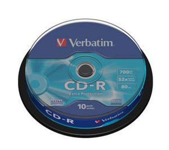 płyta Verbatim CD-R Extra Protection Cakebox 10 szt