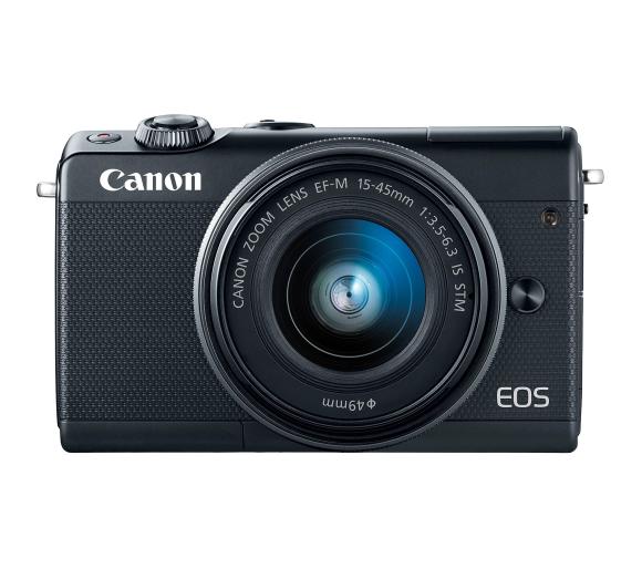 bezlusterkowiec Canon EOS M100 + 15-45mm IS STM (czarny) - Edycja Limitowana