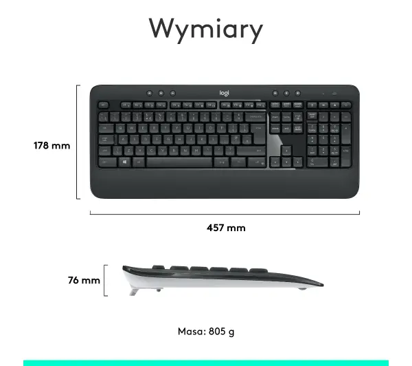 Logitech MK540 Czarny