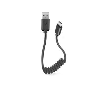 kabel USB SBS TECABLEMICROSK Kabel Micro USB spiralny 0.5m (czarny)