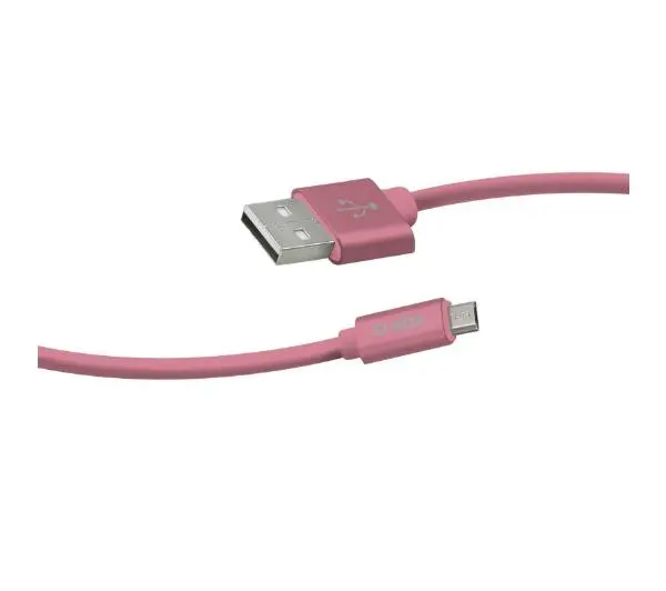 SBS TECABLPOLOMICUSBP Micro USB silikon POLO 1m Różowy