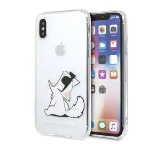 Karl Lagerfeld KLHCI65CFNRC do iPhone Xs Max Przeźroczysty